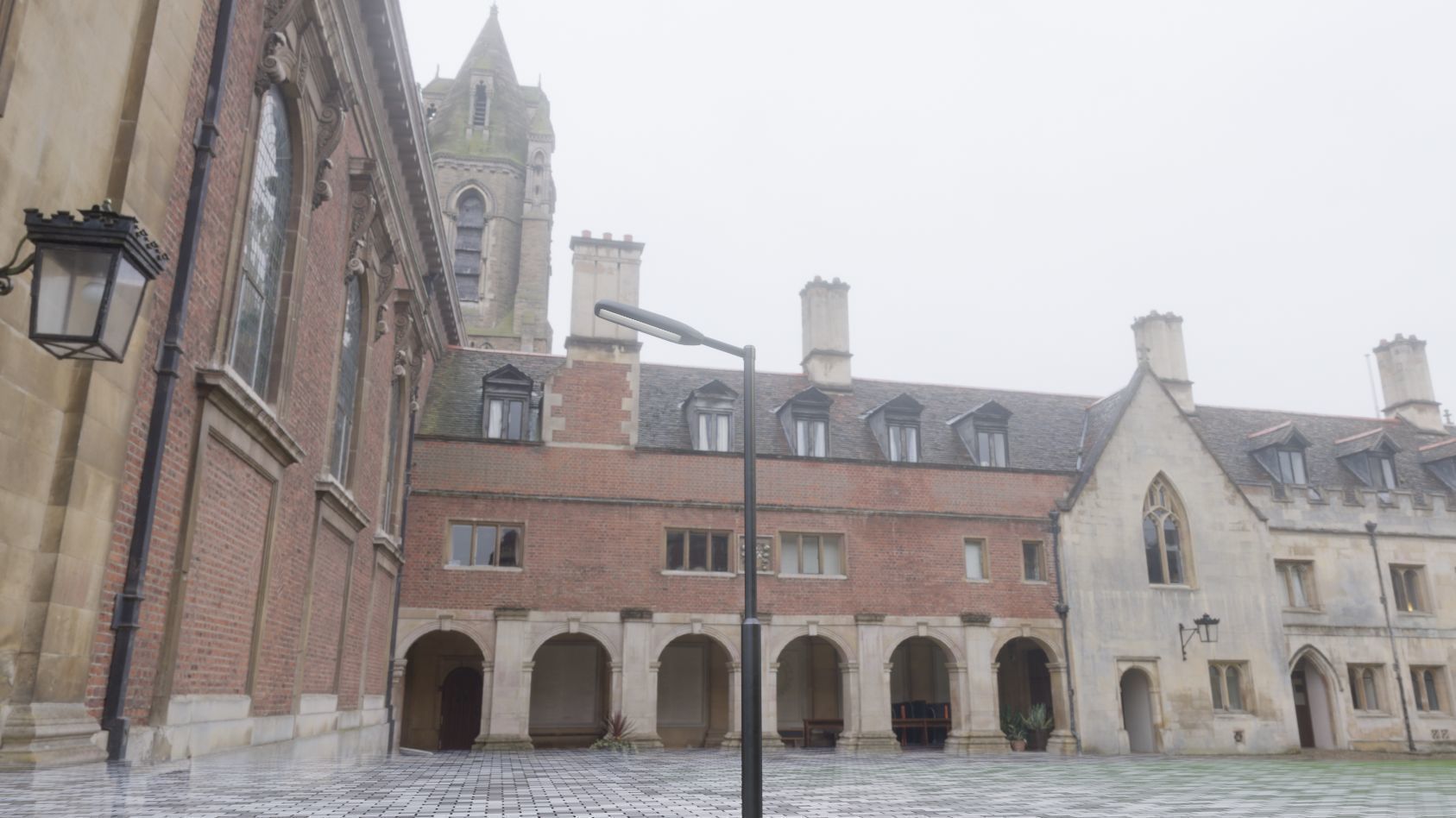 Street Light 11 version 1  3m with pole 3 Low-poly 3D model_83