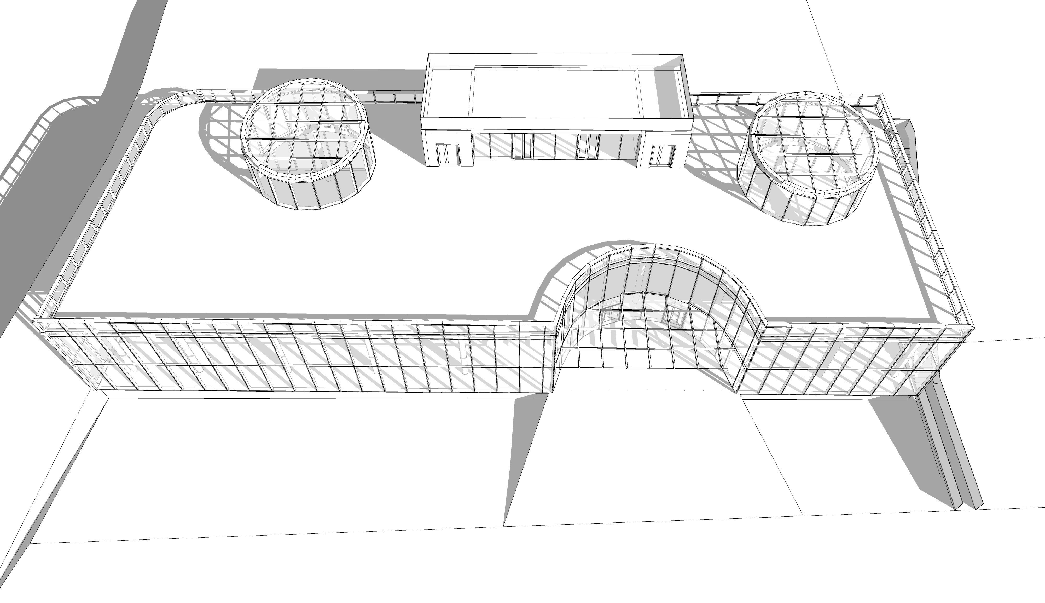 3D model of a two-storey office building 3D model_4