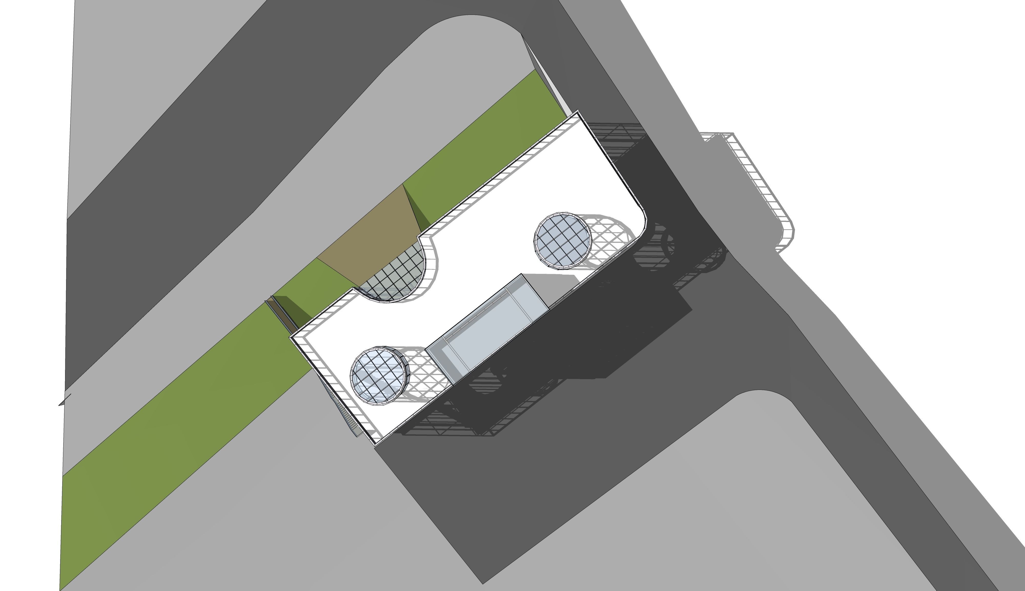 3D model of a two-storey office building 3D model_10