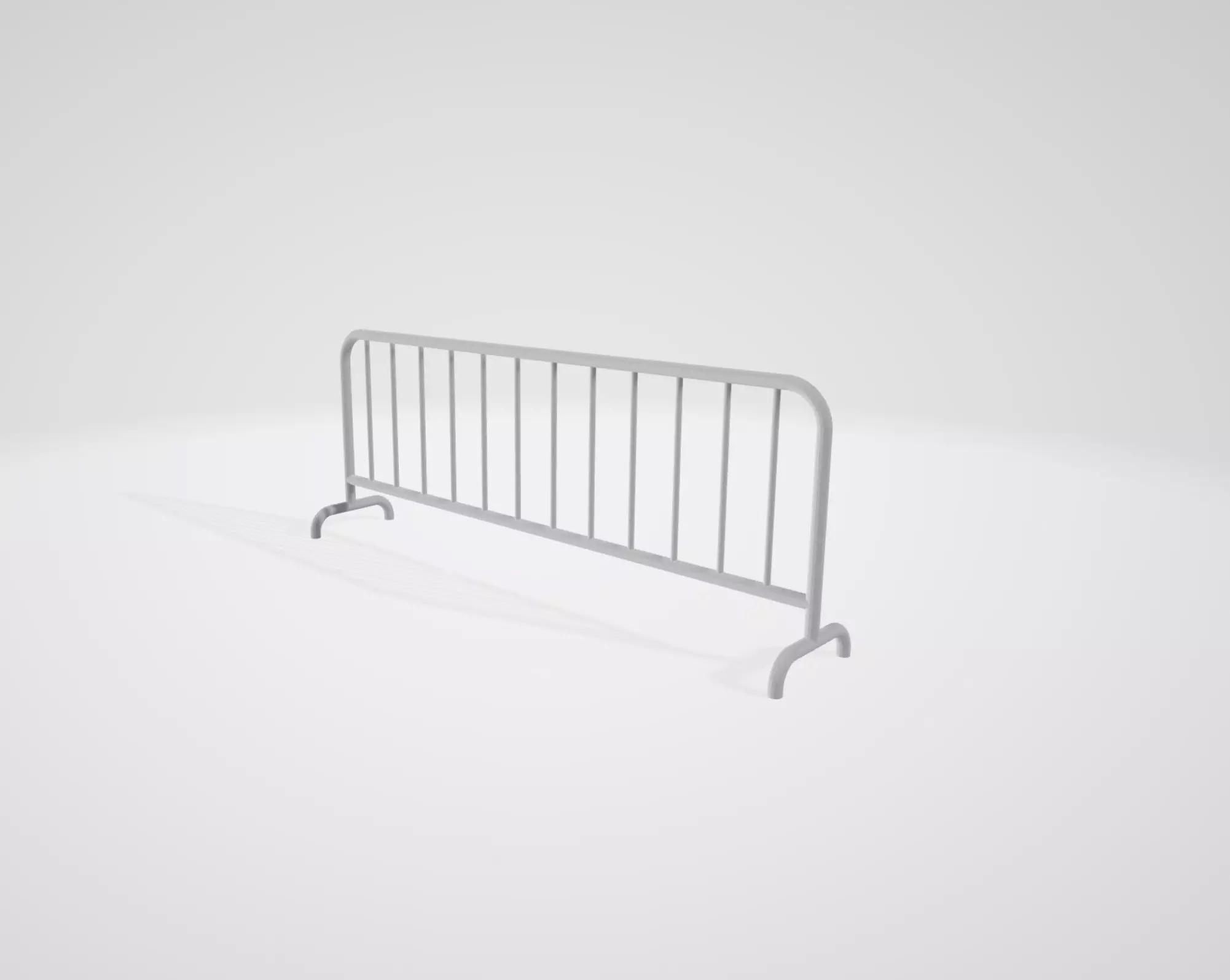 Crowd Control Barrier Free 3D model_0