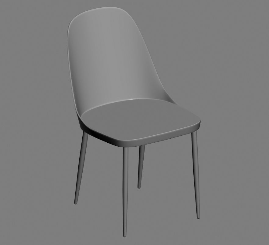 chair 154 3D model_4