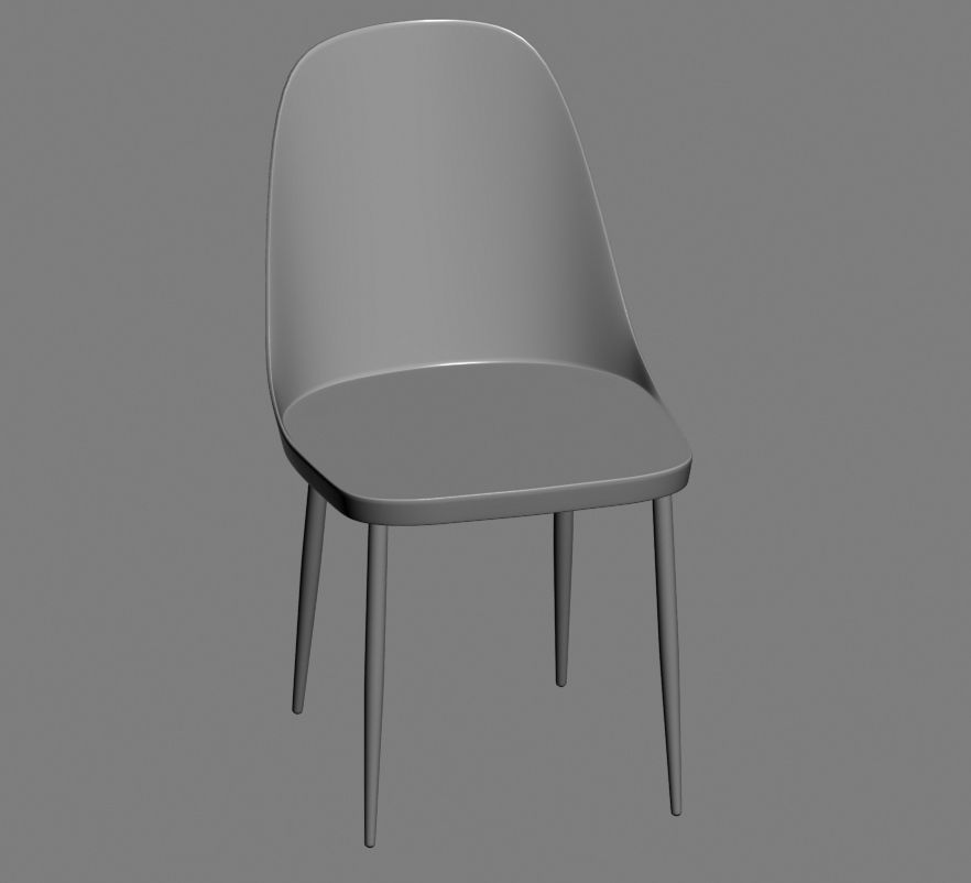 chair 154 3D model_6