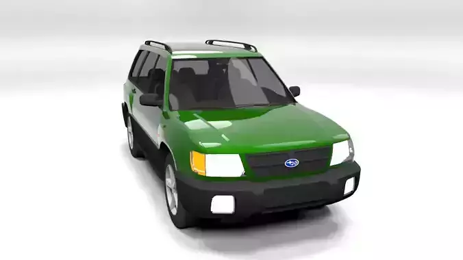 SUBARU FORESTER 2001 LOWPOLY