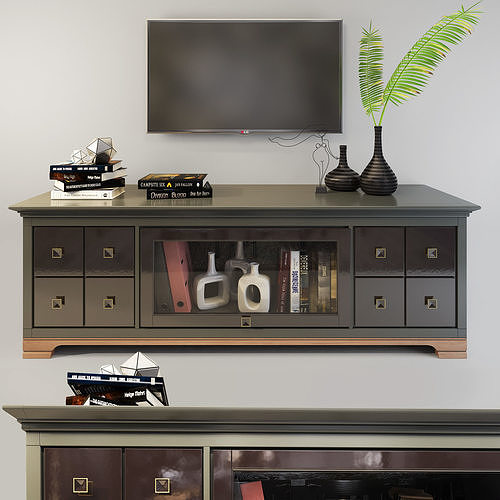 TV sideboard Country Club FLAI 3D model