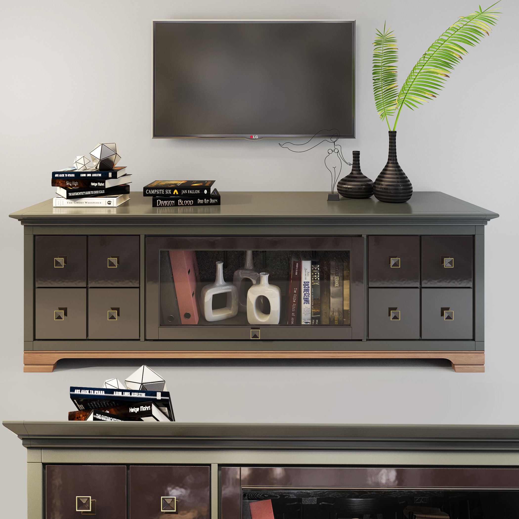 TV sideboard Country Club FLAI 3D model_0