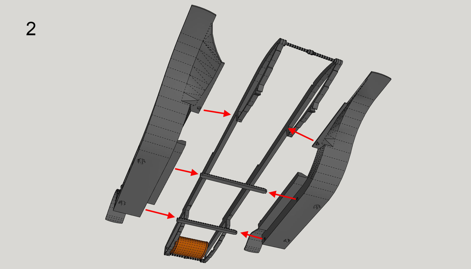 Chitty Chitty Bang Bang car PRINTABLE LOW POLY 3D print model_29