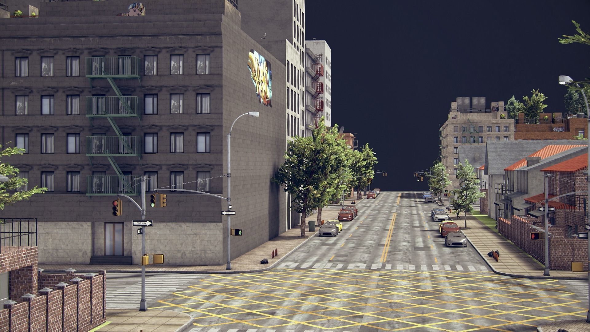 Realistic Unity City 2 Low-poly 3D model_30