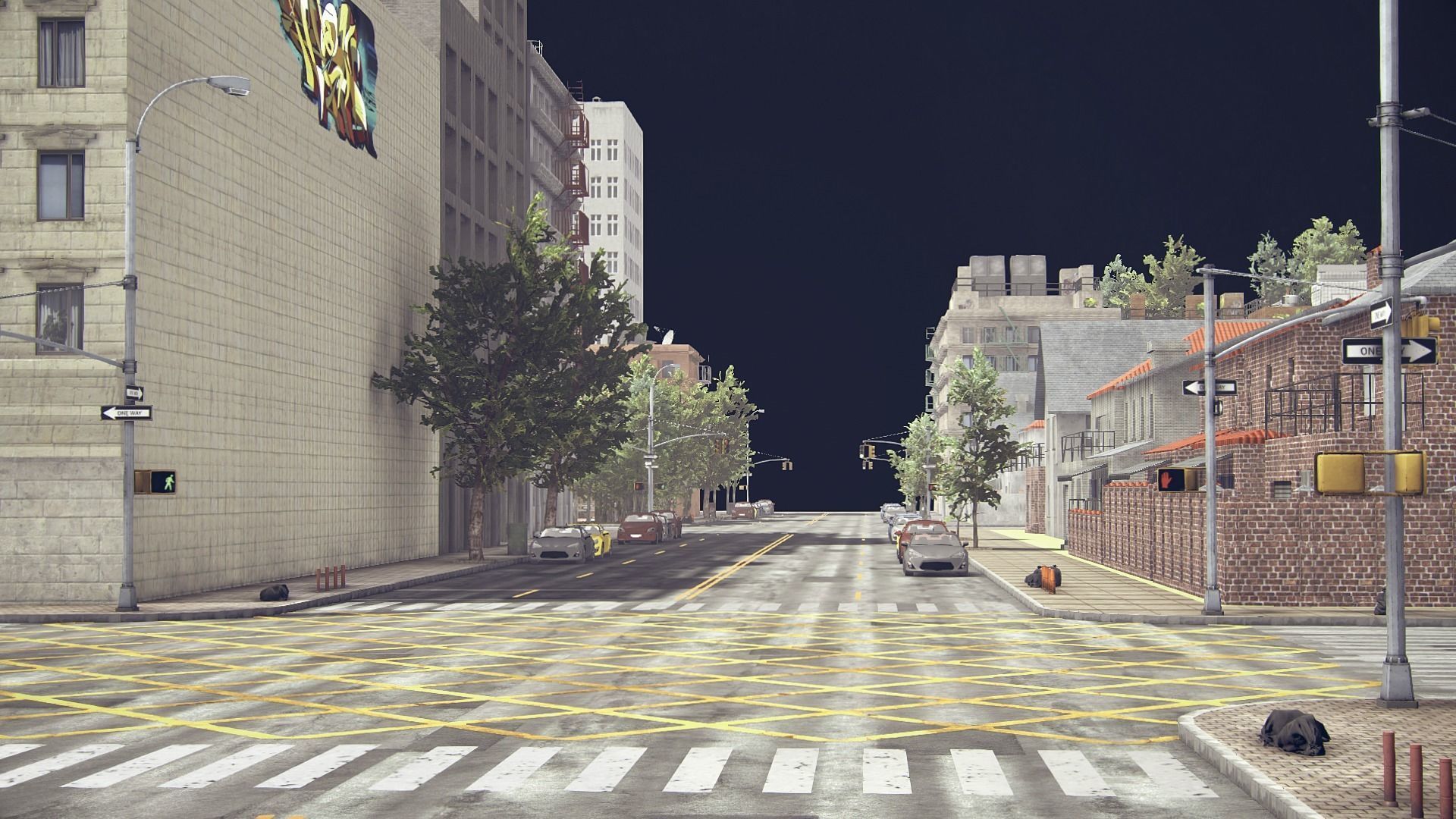 Realistic Unity City 2 Low-poly 3D model_38