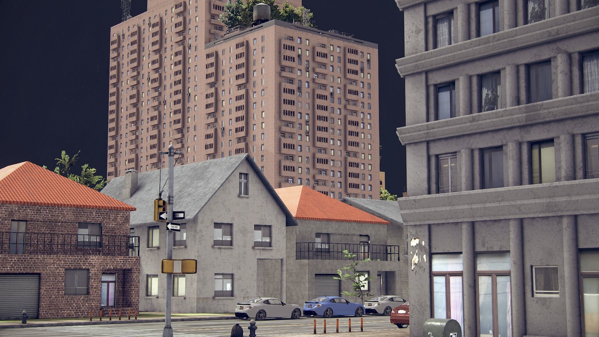 Realistic Unity City 2 Low-poly 3D model_32