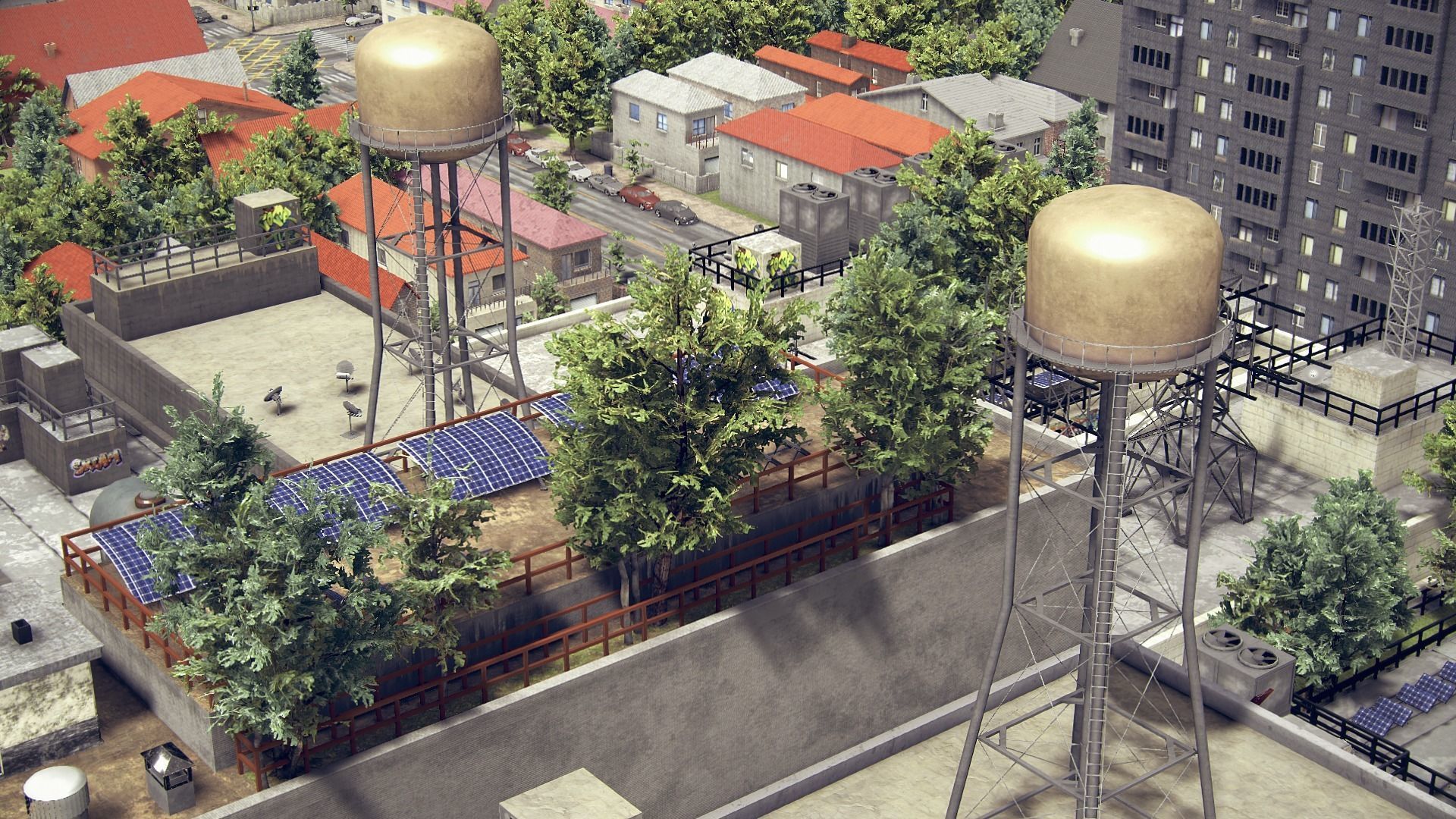 Realistic Unity City 2 Low-poly 3D model_8