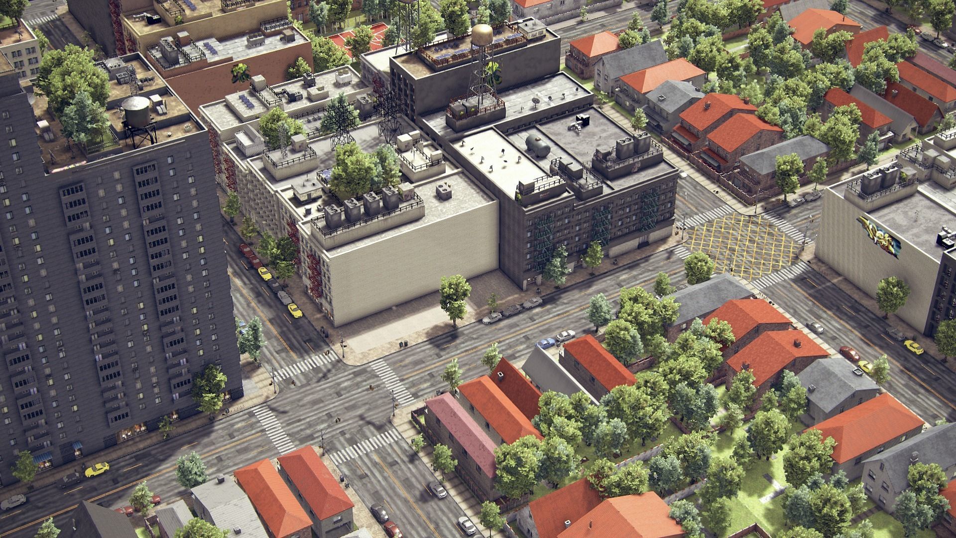 Realistic Unity City 2 Low-poly 3D model_18