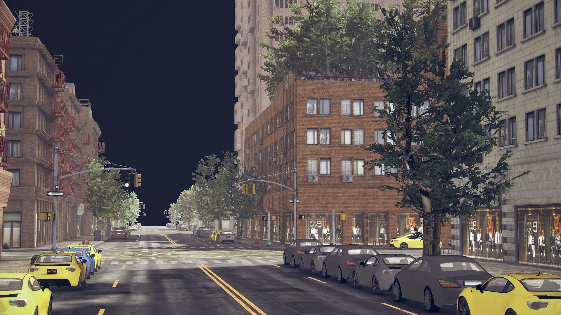 Realistic Unity City 2 Low-poly 3D model_36