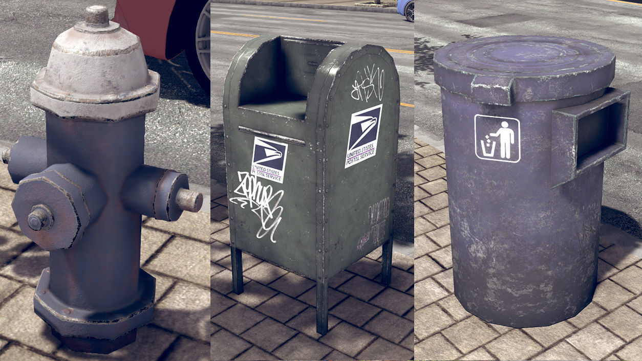 Realistic Unity City 2 Low-poly 3D model_23