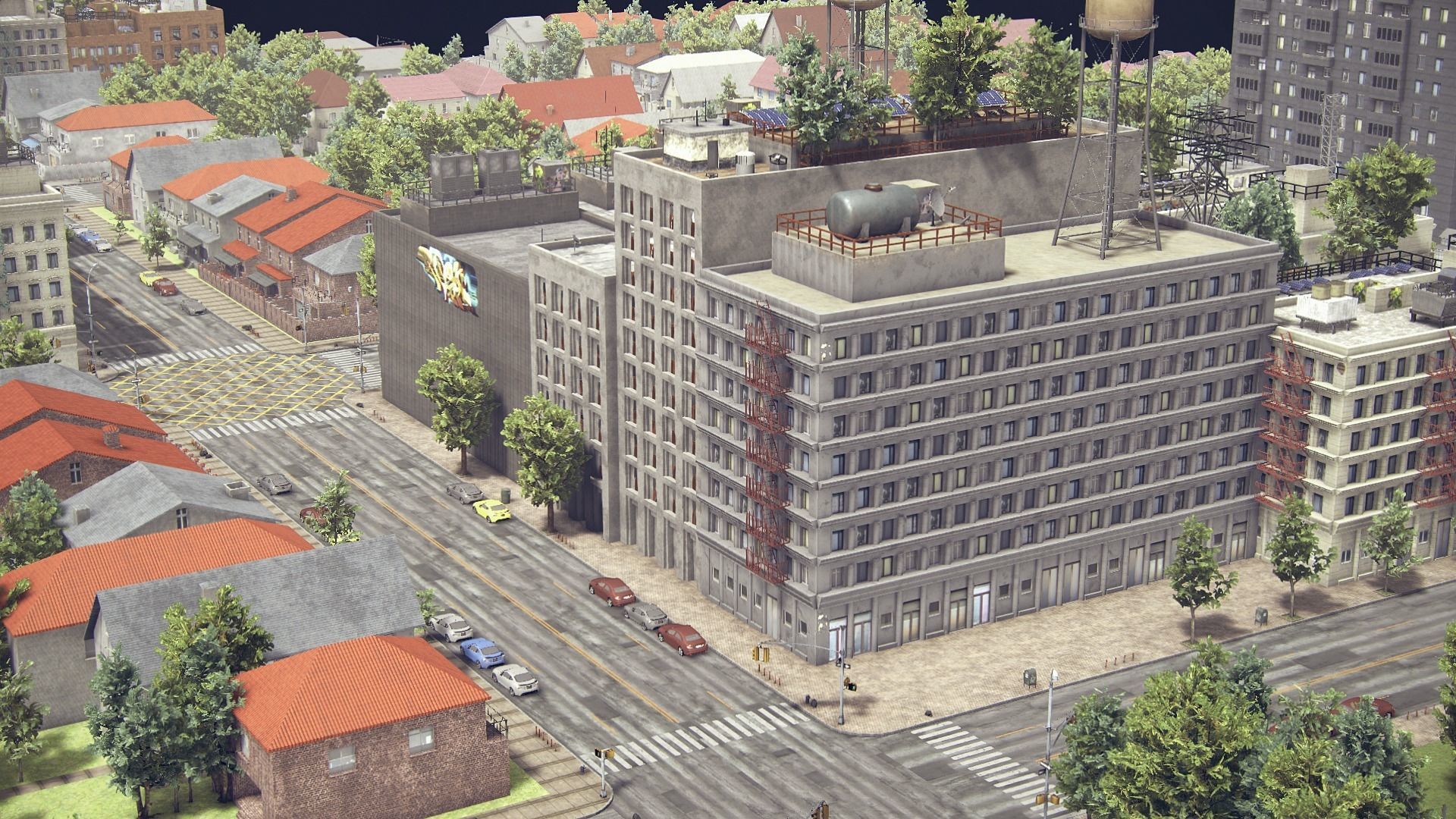 Realistic Unity City 2 Low-poly 3D model_40