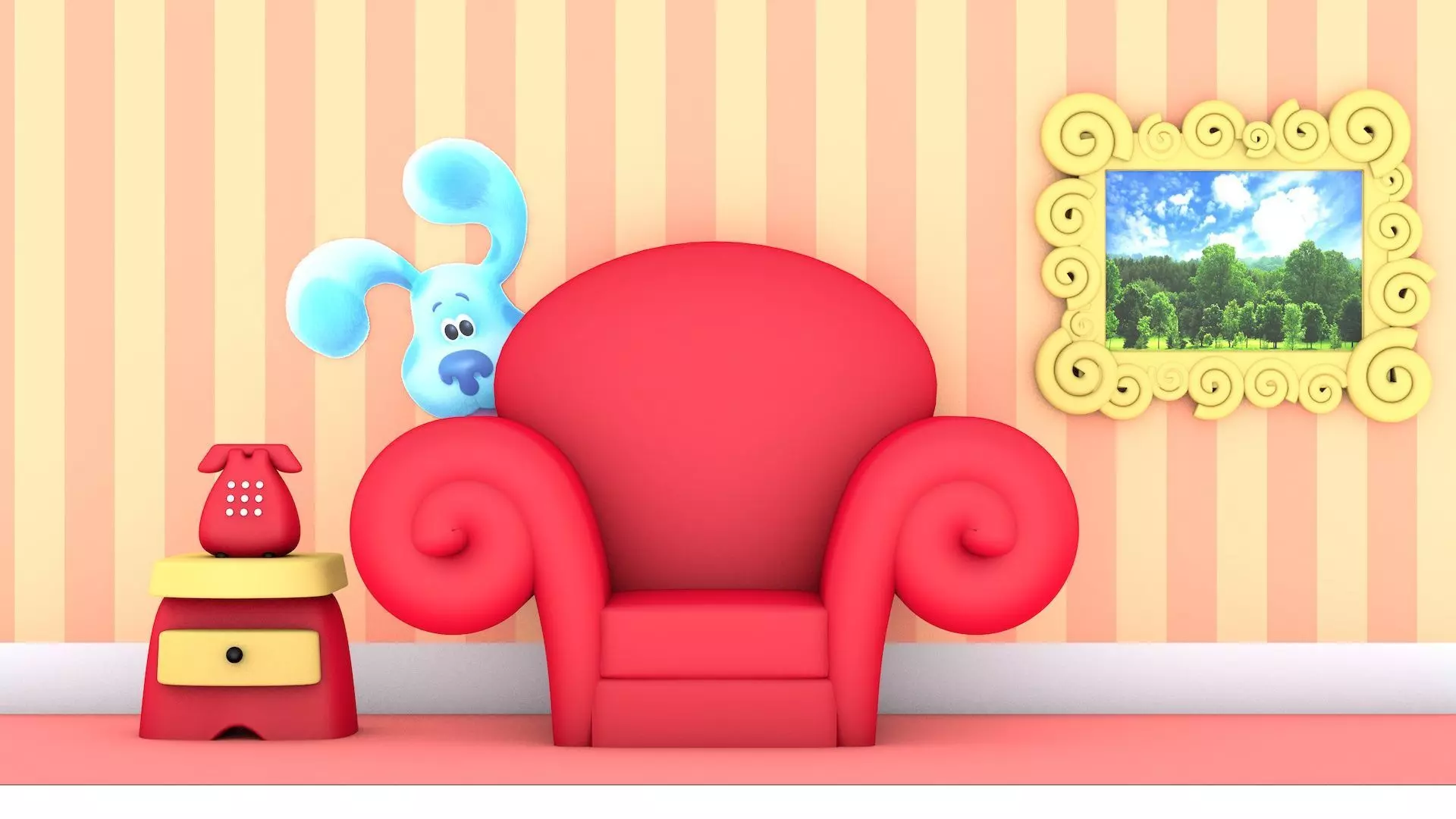 Blues Clues 3D model_0