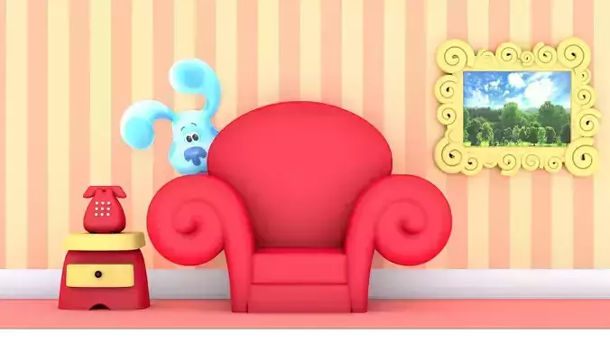 Blues Clues 3D model