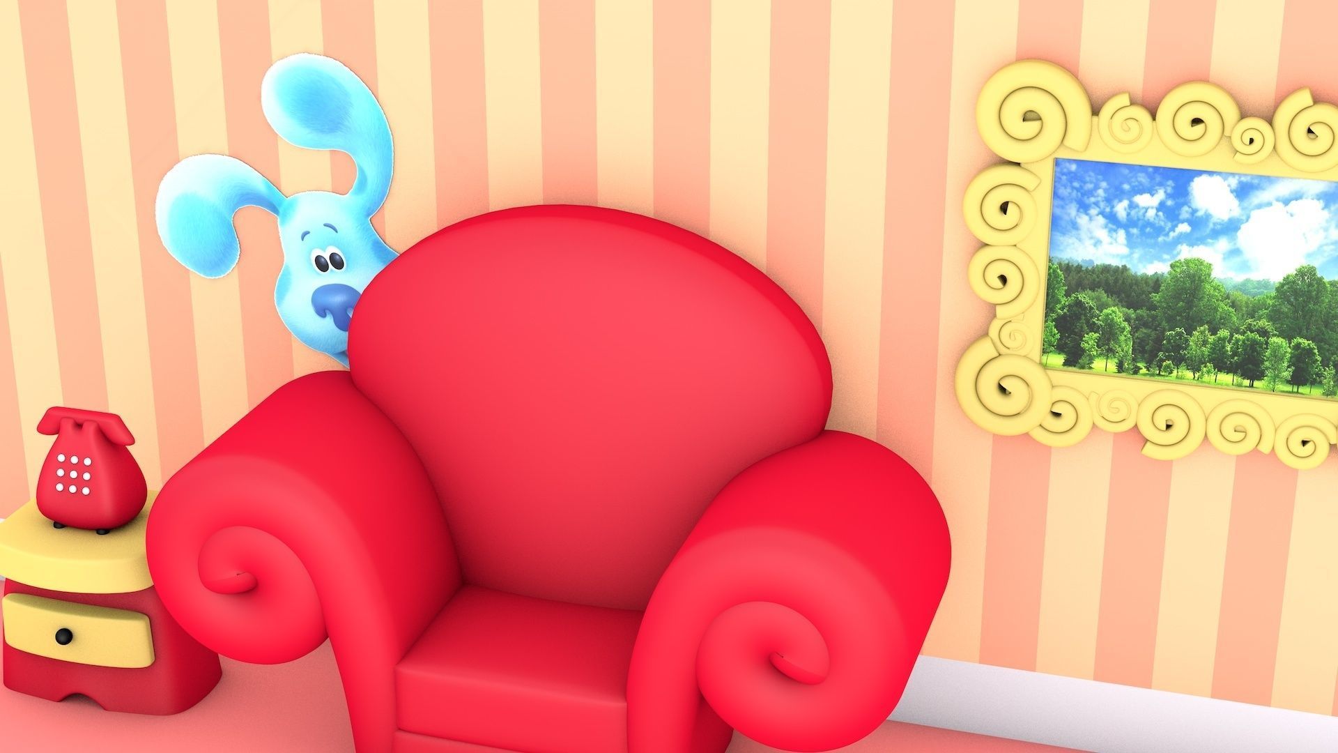 Blues Clues 3D model_4