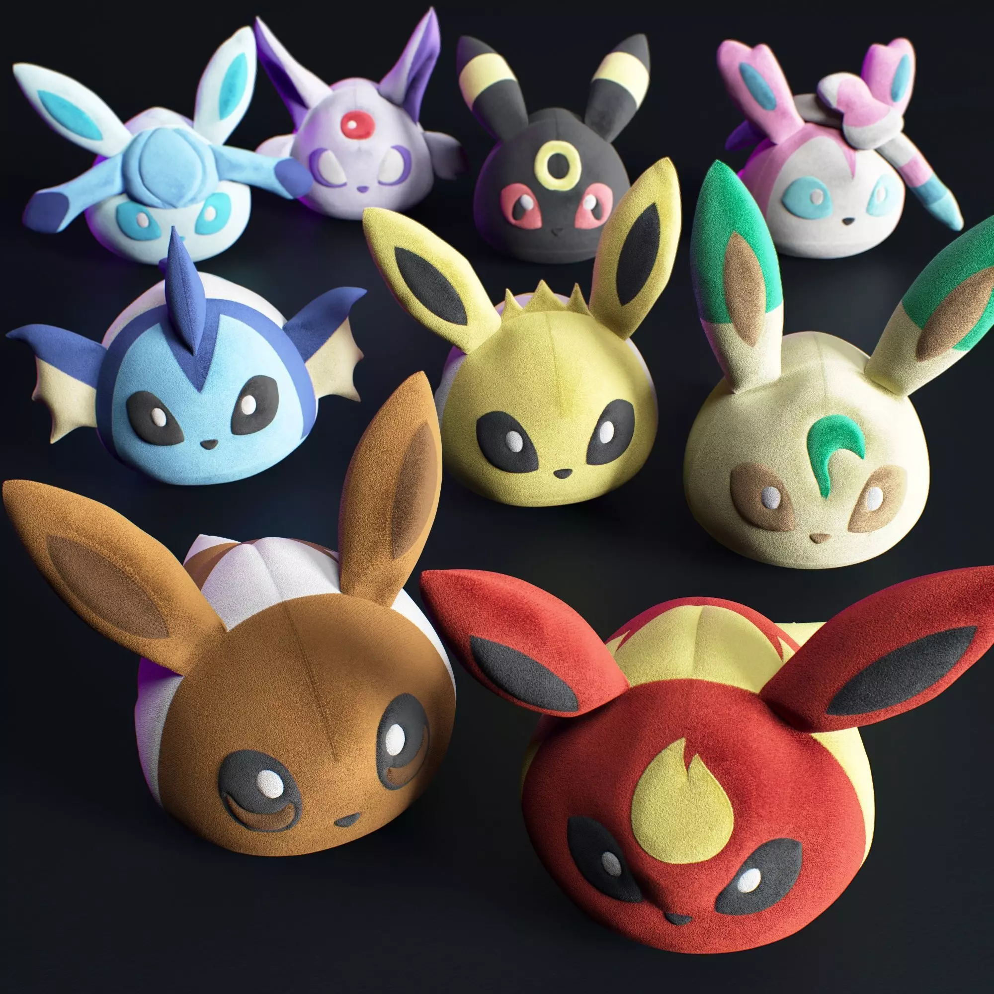pokemon kids bundle 3D model_0