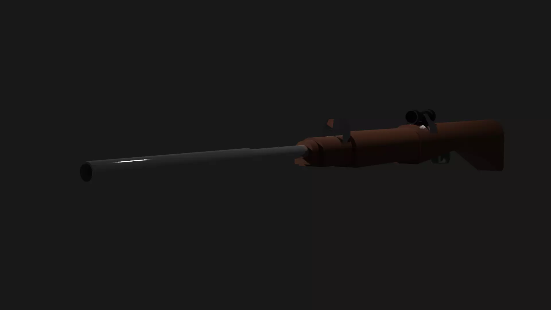 guns rigged Free 3D model_0