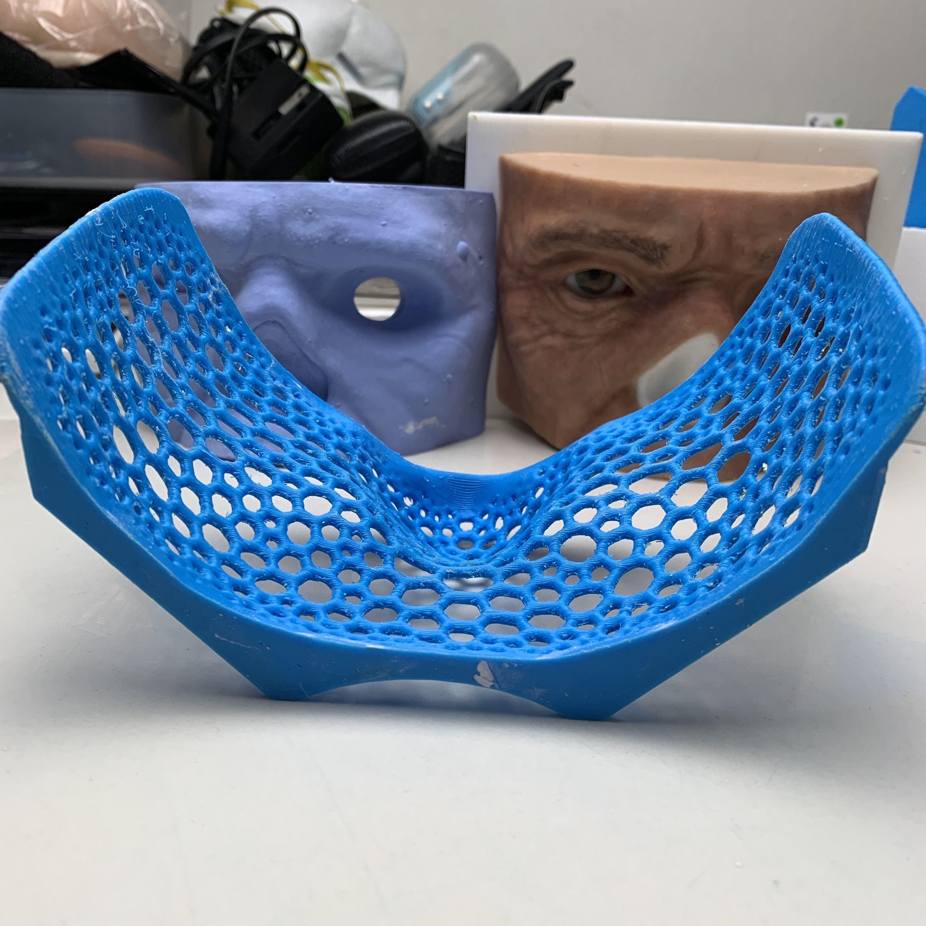 Impression tray for face 3D print model_1