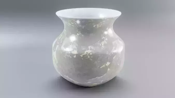 Vase PBR textured Game ready Low-poly 3D model