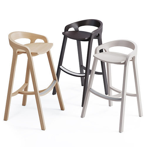 She Said Bar Stool 3D model