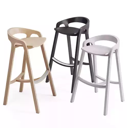 She Said Bar Stool 3D model