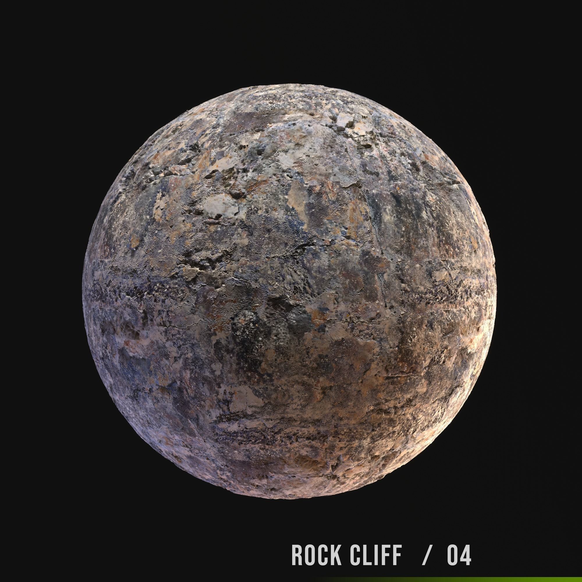 Rock Cliff - 5 Scanned Texture Pack - Part 01 Texture_4