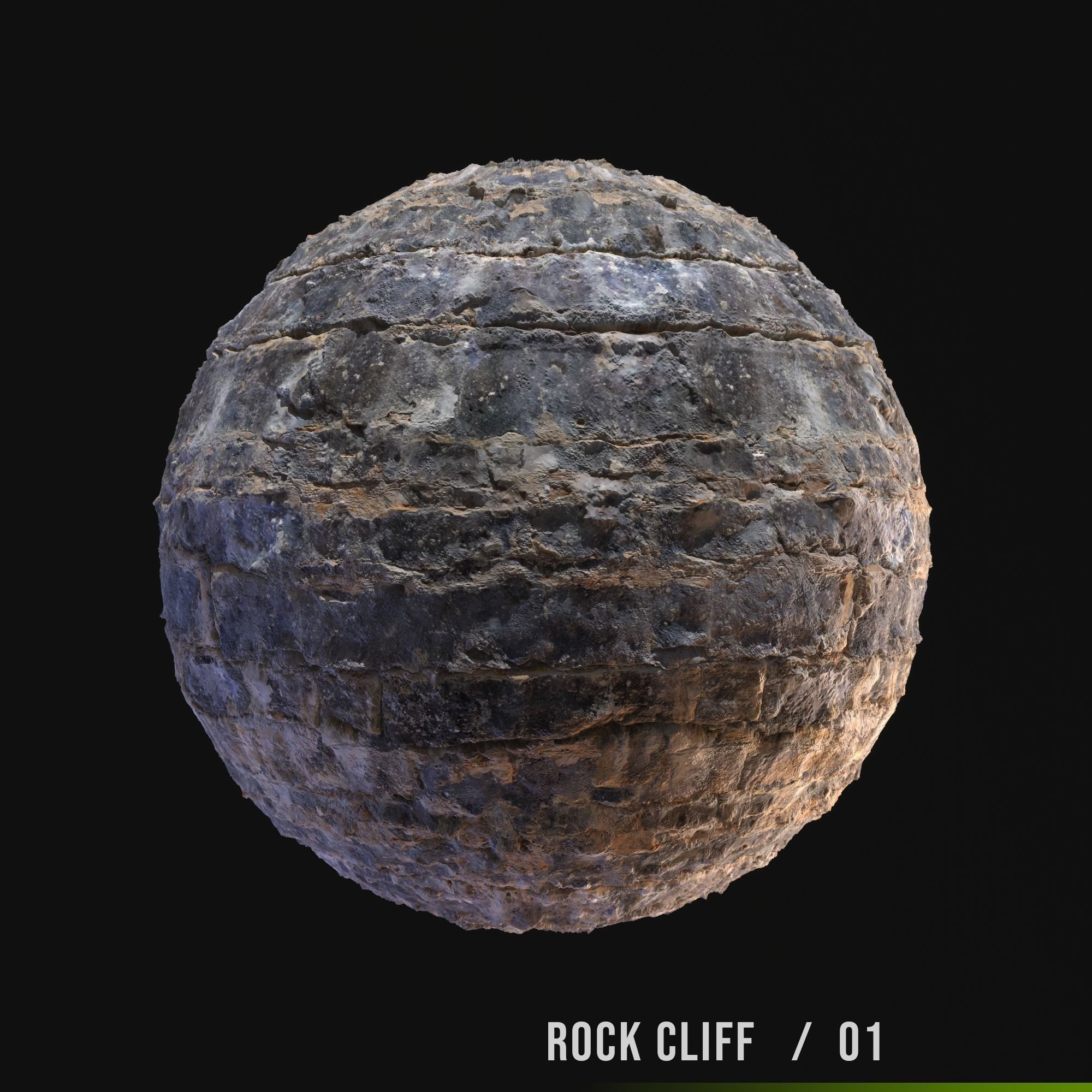 Rock Cliff - 5 Scanned Texture Pack - Part 01 Texture_1