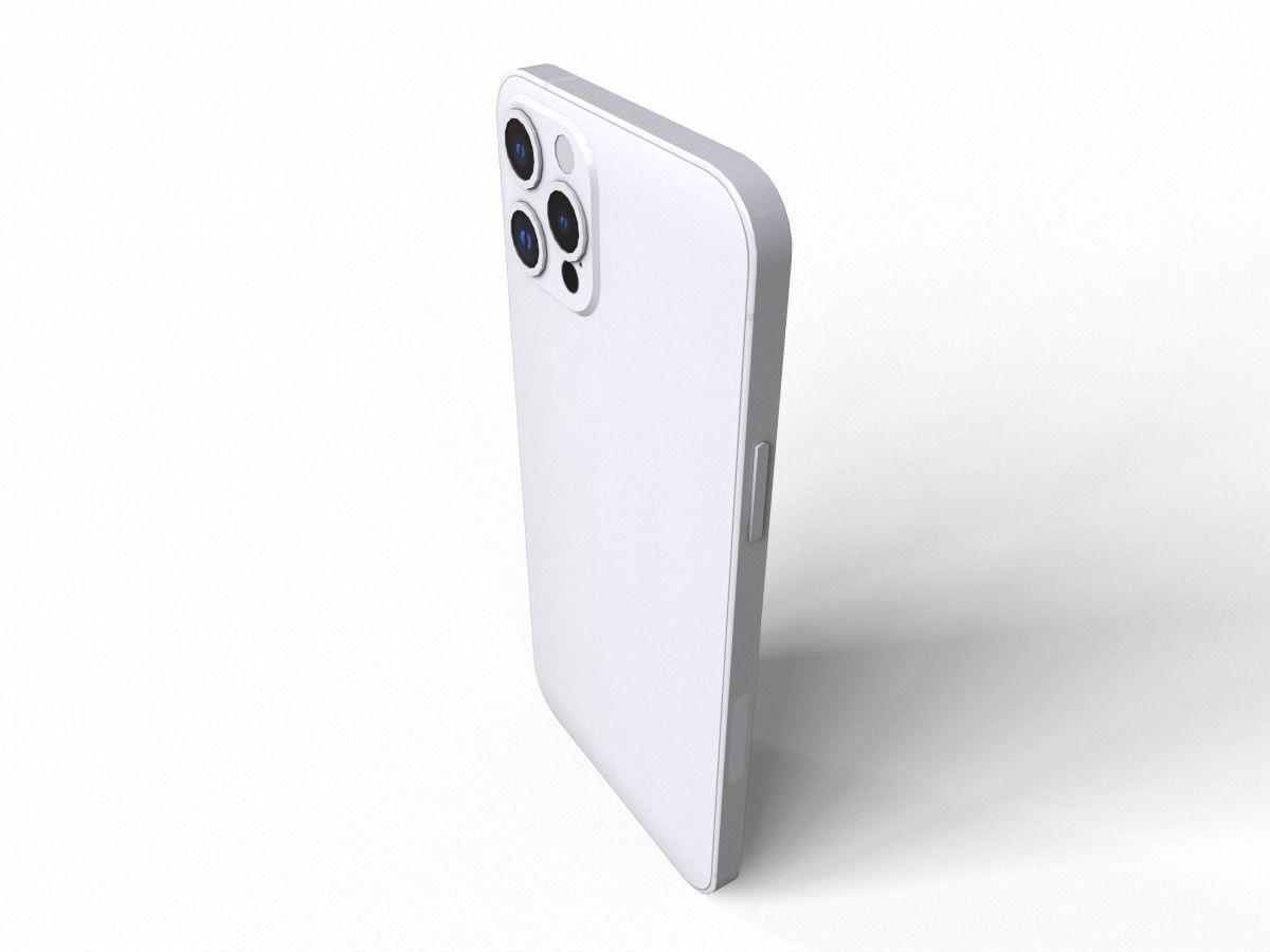 2020 iphone 12 pro max Low-poly 3D model_5