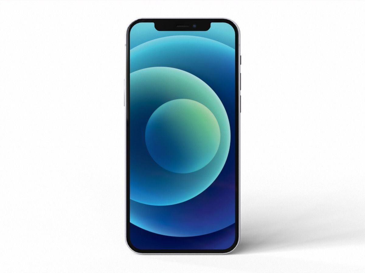 2020 iphone 12 pro max Low-poly 3D model_2