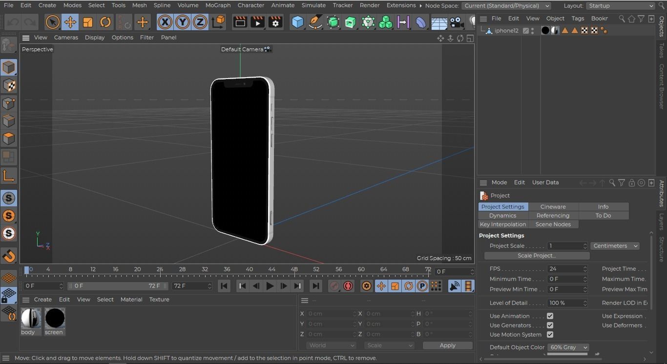 2020 iphone 12 pro max Low-poly 3D model_12