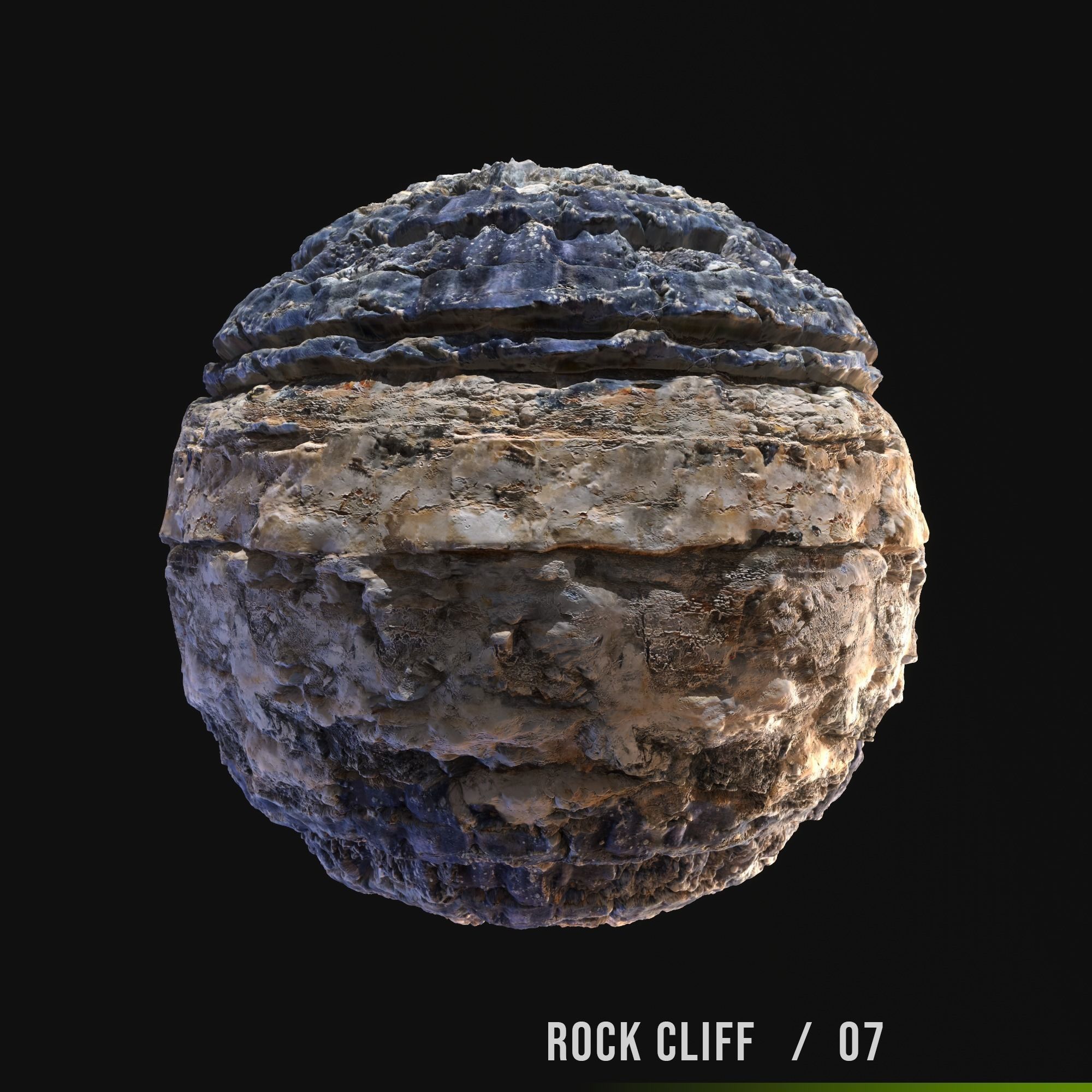 Rock Cliff - 5 Scanned Texture Pack - Part 02 Texture_2