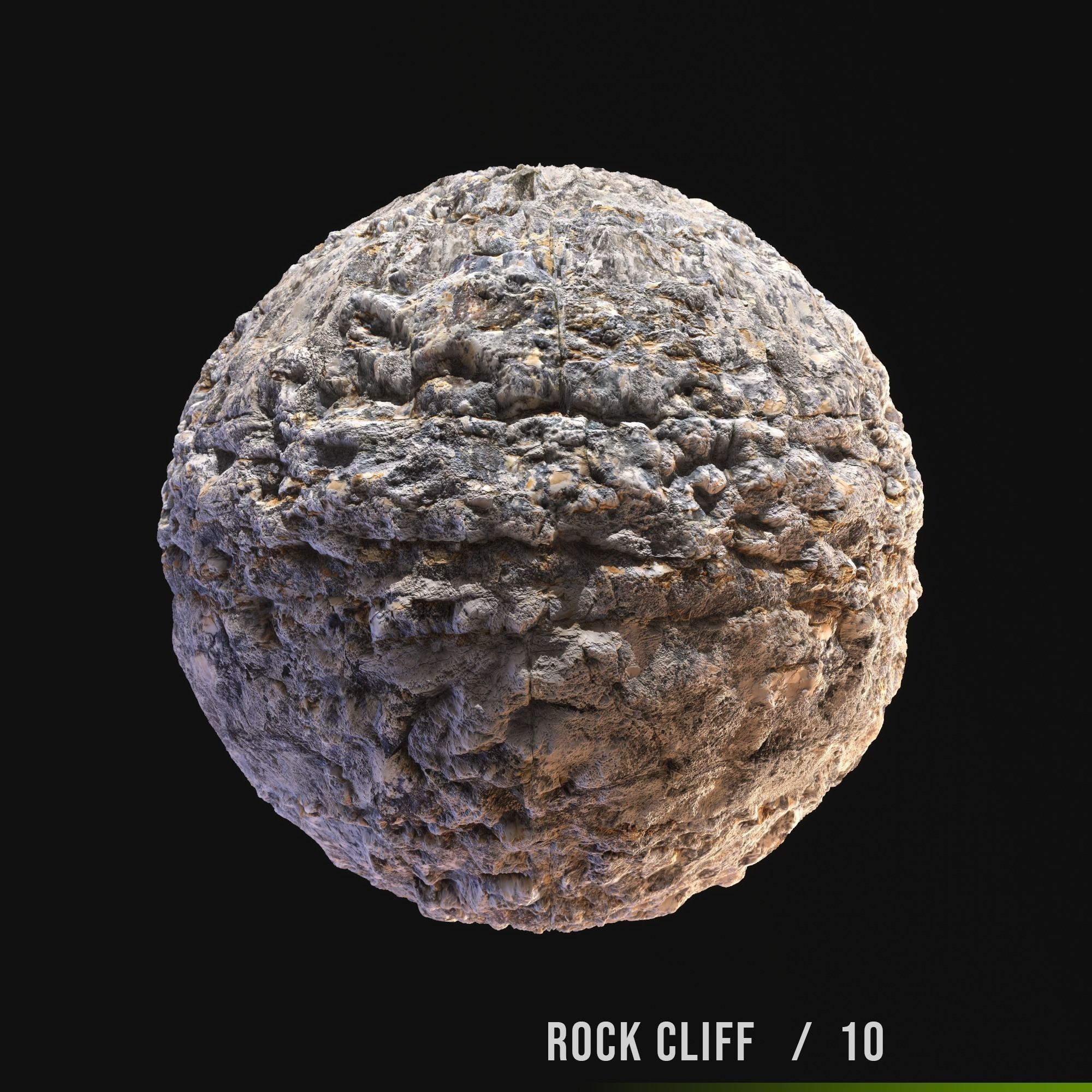 Rock Cliff - 5 Scanned Texture Pack - Part 02 Texture_5