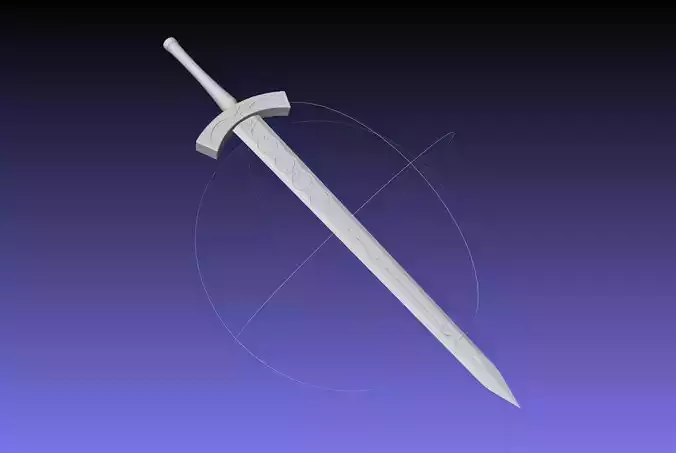 Fate Saber Alter Sword Printable Assembly 3D print model