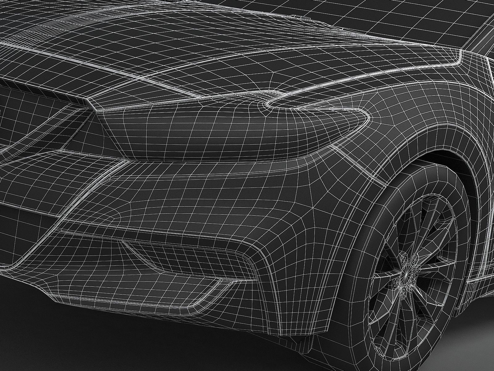 HQ LowPoly Nissan Maxima 2016 Low-poly 3D model_13