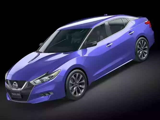 HQ LowPoly Nissan Maxima 2016 Low-poly 3D model