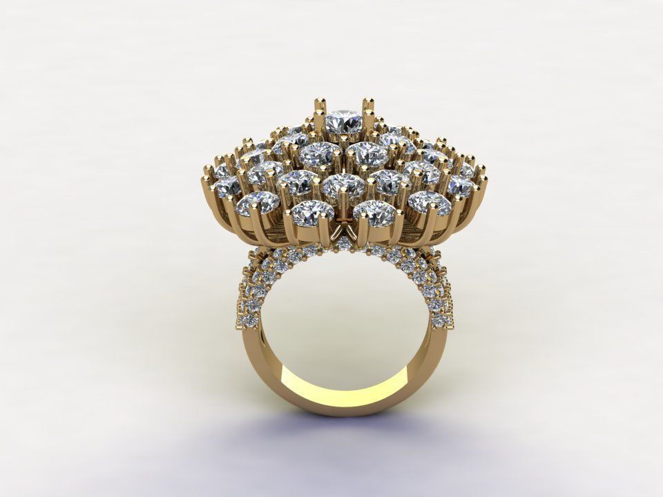 women ring R97 3D model_3