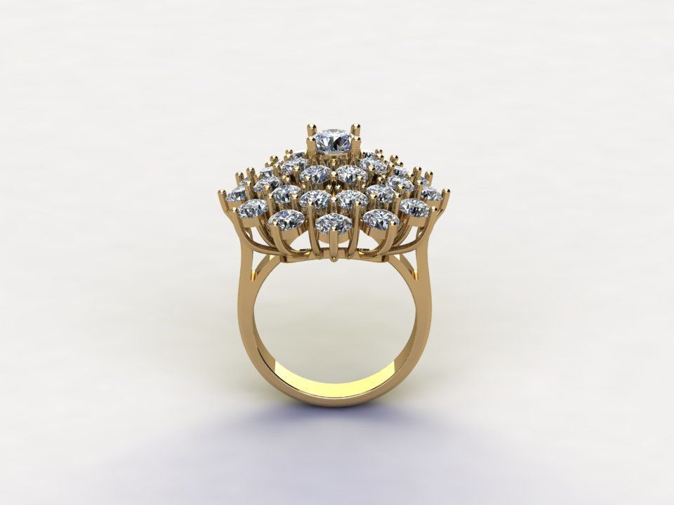 Women ring design popular 3dm cad file R93 3D model_2