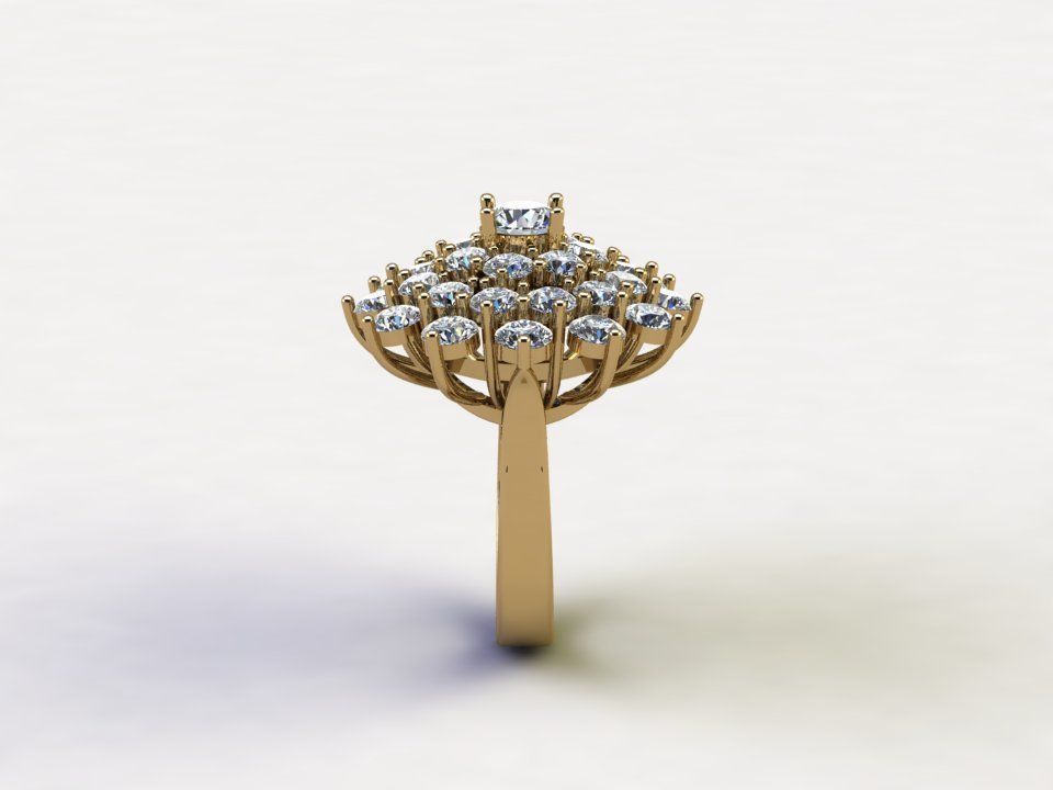 Women ring design popular 3dm cad file R93 3D model_5