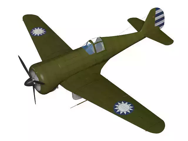 Curtiss Wright Model 21 3D model