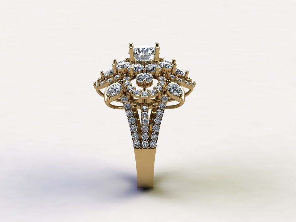 women ring popular model R89 3D model_5