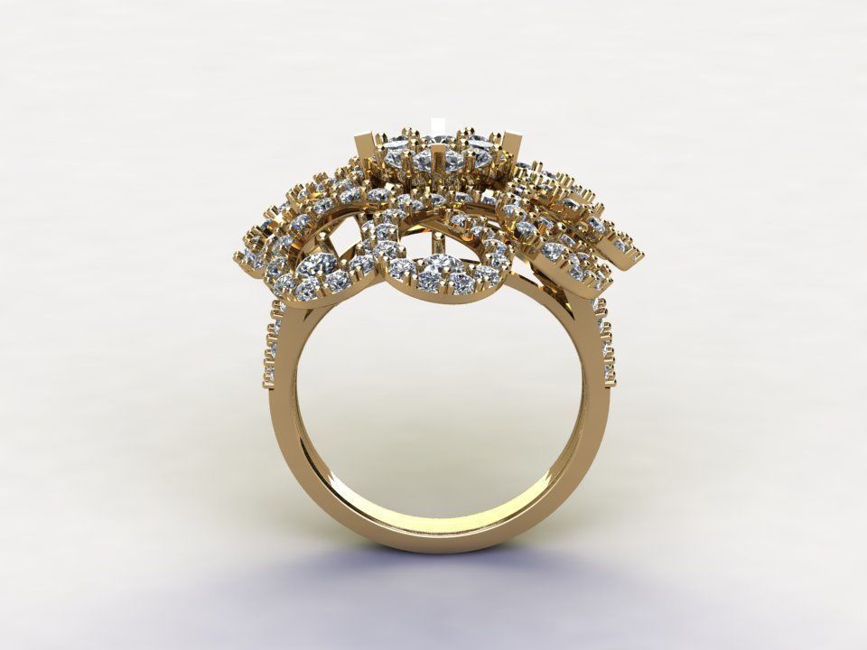 women ring in Asia also popular too R85 3D model_3