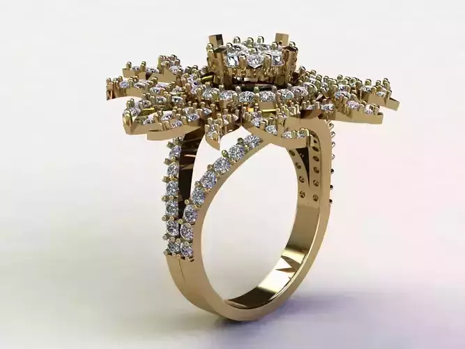 women ring new design cad file and 3dm file R84