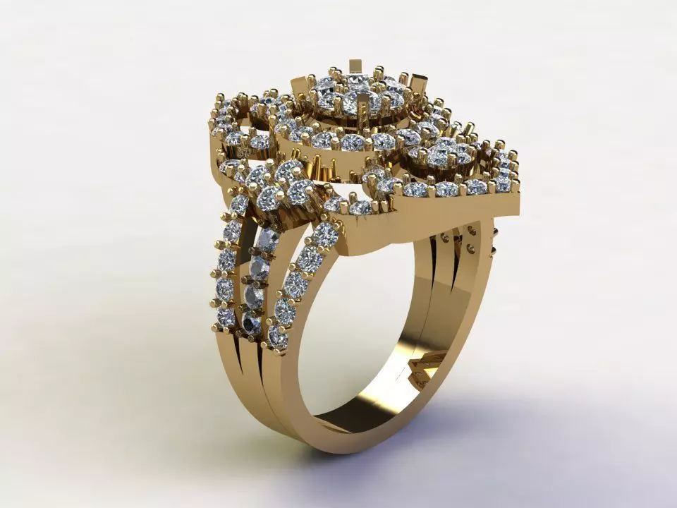 Women ring 2020 modeling pop star R83 3D model_0