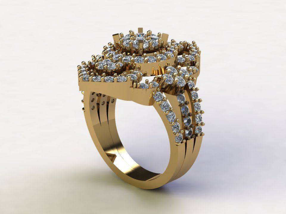 Women ring 2020 modeling pop star R83 3D model_1