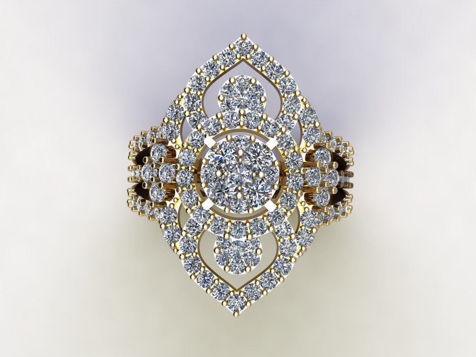 Women ring 2020 modeling pop star R83 3D model_4