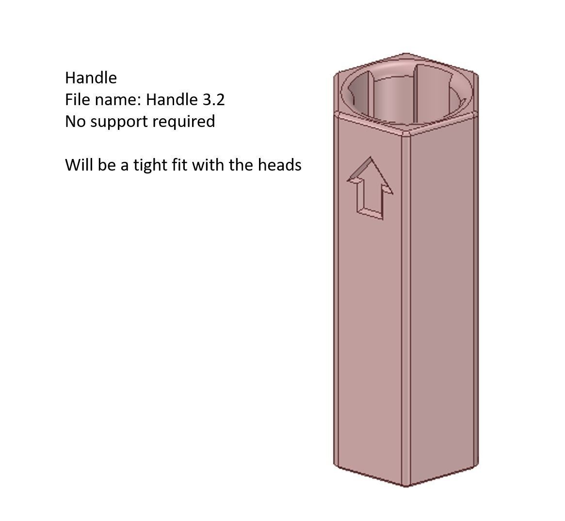 Rotating Paint Handle 3D print model_4