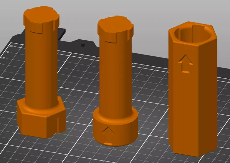 Rotating Paint Handle 3D print model_0