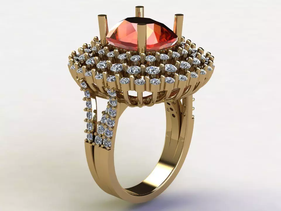 women ring 2020 design in Asia Popular model R67 3D model_0